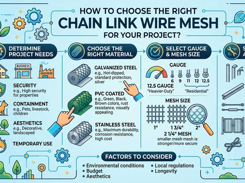How to Choose the Right Chain Link Wire Mesh for Your Project?cid=2