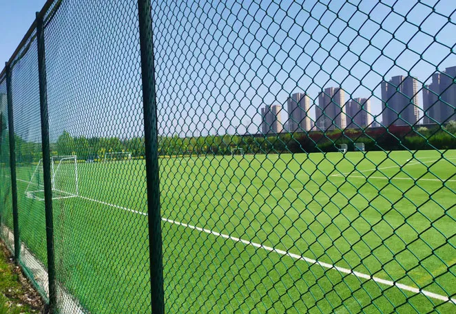 PVC chain link fence